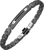 Zancan | CERAMITEK 1.0 Bracciale in ceramica con pietre nere | EHB435