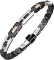 Zancan | CERAMITEK 1.0 Bracciale in ceramica con pietre nere | EHB437