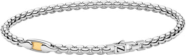 Zancan | ALPHA-2 Bracciale in argento | ESB390G