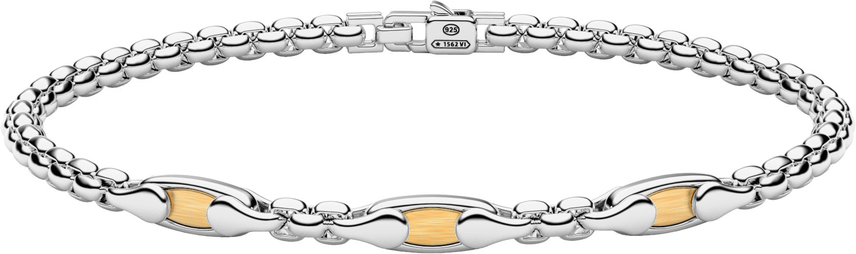 Zancan | ALPHA-2 Bracciale in argento | ESB391G