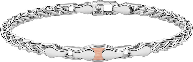 Zancan | ALPHA-2 Bracciale in argento | ESB394R