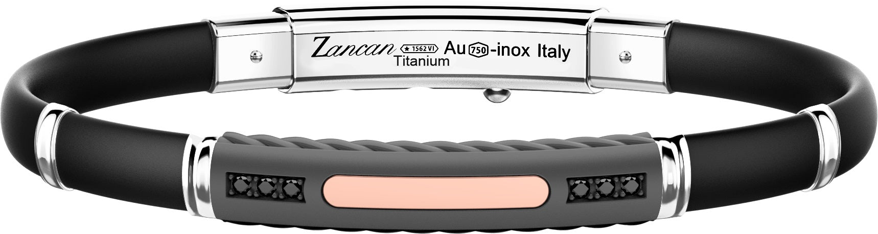 Zancan | TITANIUM LIGHT-0 Bracciale in titanio | ETB151R