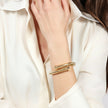 UNOAERRE | Bracciale Tubogas contrarié dorato | 2847