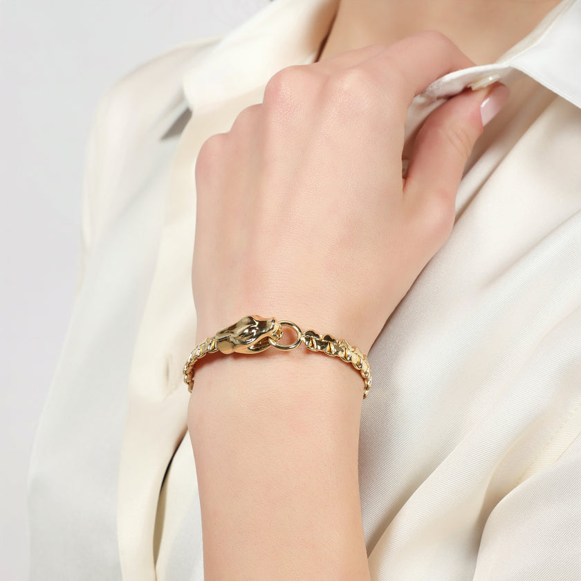 UNOAERRE | Bracciale con testa di serpente | 2851