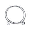 UNOAERRE | Bracciale bangle diamantato argentato | 0955