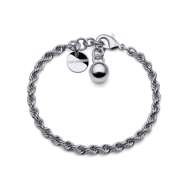 UNOAERRE | Bracciale argentato corda | 1594