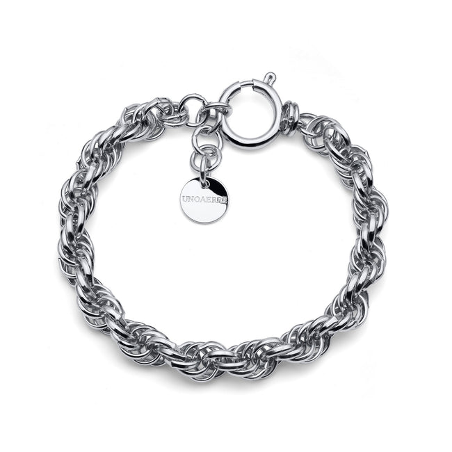 UNOAERRE | Bracciale corda argentato | 1665
