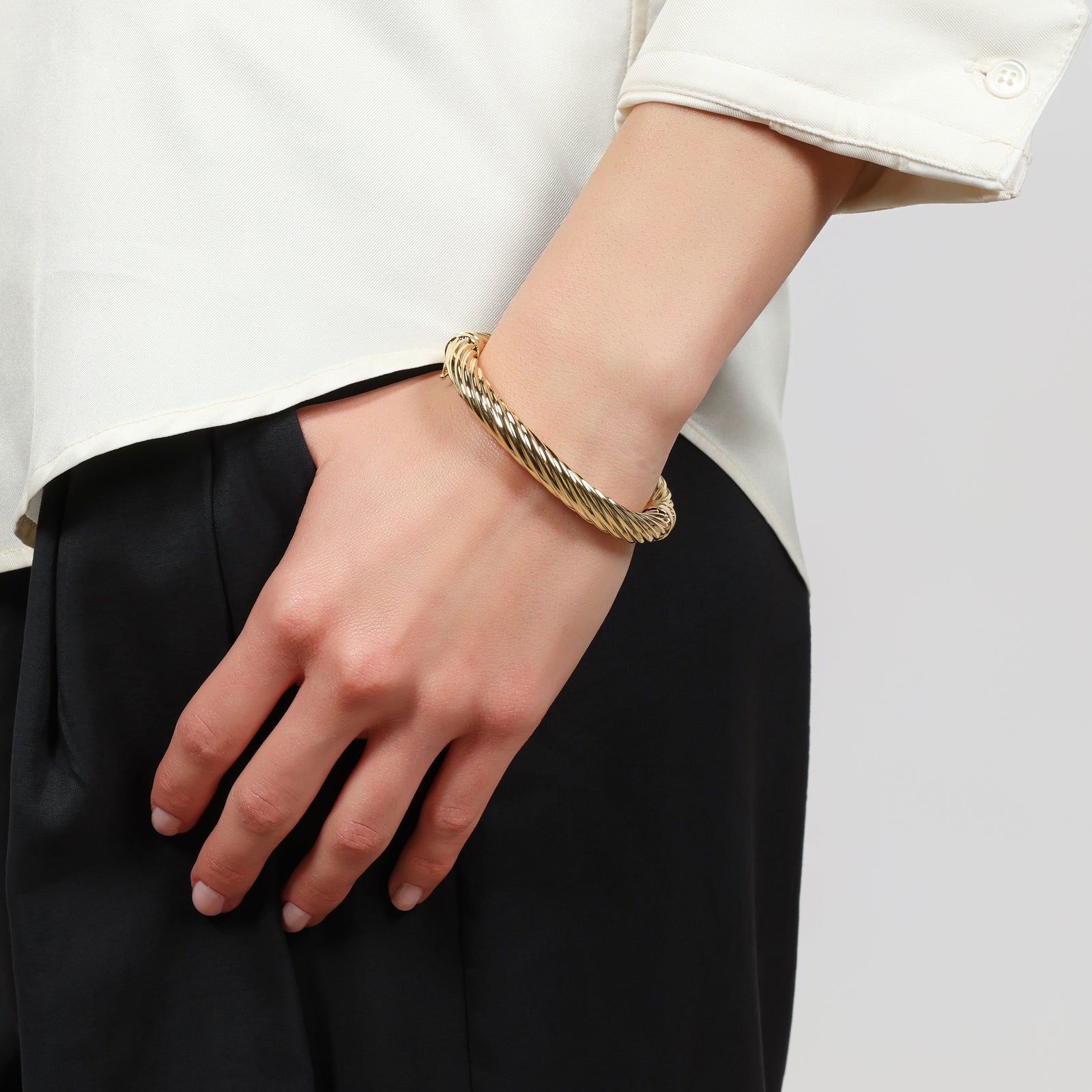 UNOAERRE | Bracciale torchon dorato | 2795