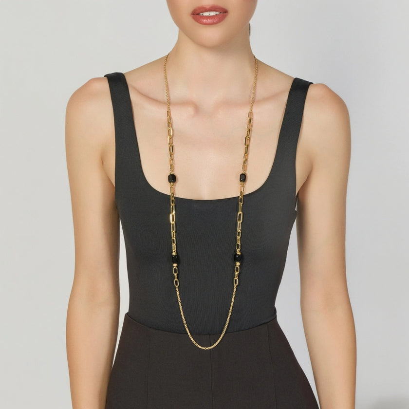 UNOAERRE | Collana Lunga Joya con Onice | 2893