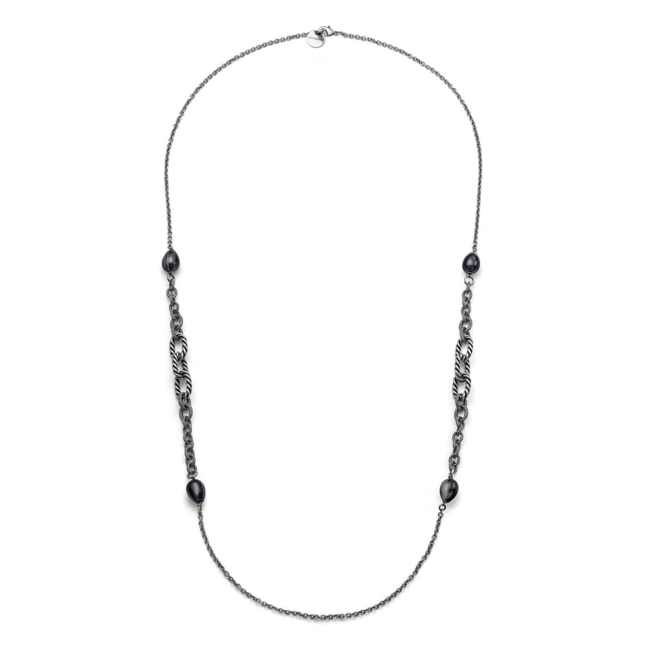 UNOAERRE | Collana Joya Torchon e Agata Striata | 2895