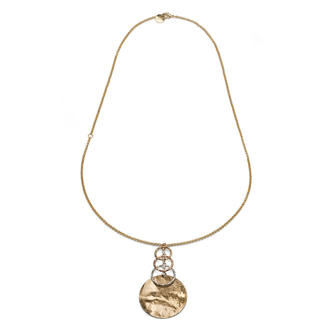 UNOAERRE | Collana pendente tre colori | 0495