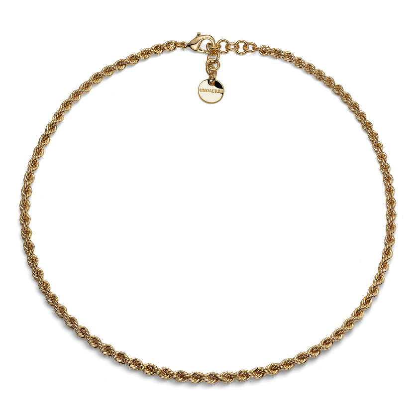 UNOAERRE | Collana catena corda dorata | 2319