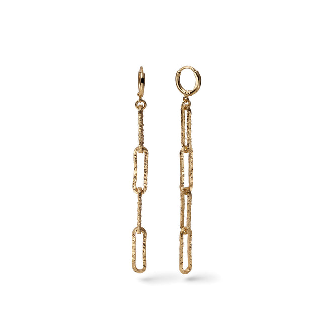 UNOAERRE | Orecchini lunghi paper clip | 1650