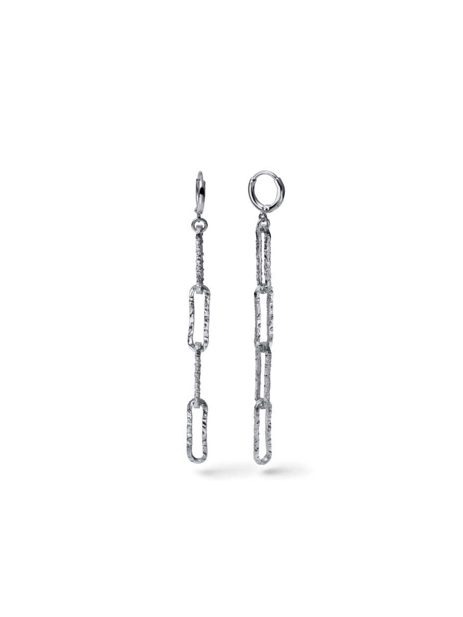 UNOAERRE | Orecchini lunghi paperclip | 1651