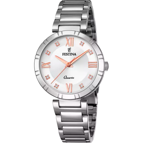 FESTINA | OROLOGIO MADEMOISELLE ARGENTO CON CINTURINO IN ACCIAIO, DONNA | F16936/B