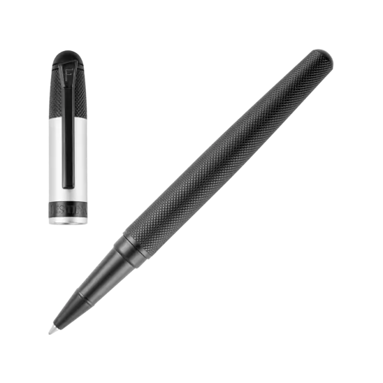 FESTINA | PENNA ROLLERBALL EDIZIONE CLASSICA NERA CON FINITURA ARGENTATA | FWS3985/C