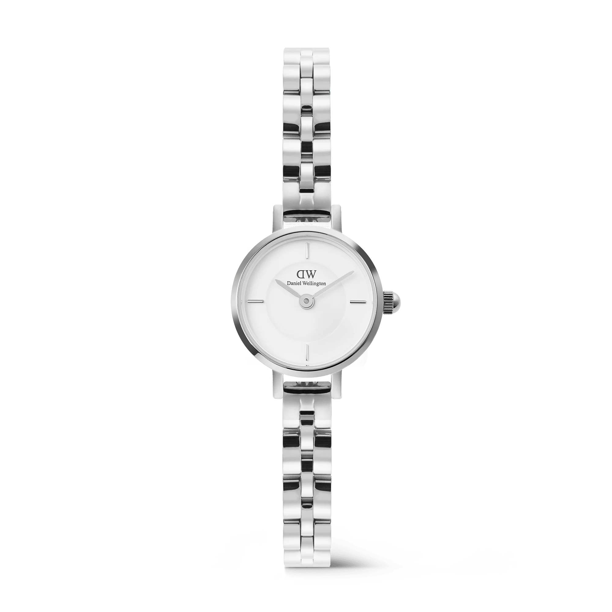 DANIEL WELLINGTON | Petite Mini Arch 3-link White Silver 19mm | DW00100853