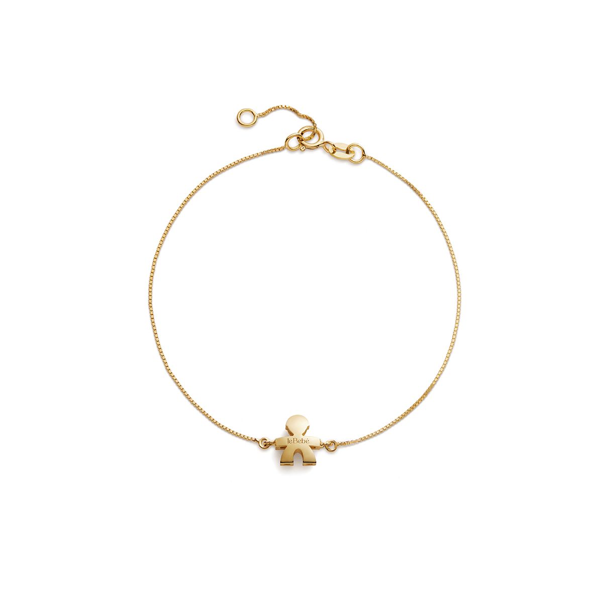 leBebé | Bracciale I Tesorini con sagoma bimbo in oro giallo | LBB930