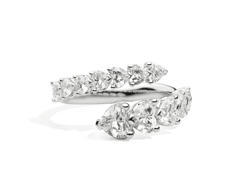 RECARLO | Anello Contrarié a Scalare Anniversary Love | R67CO004/235