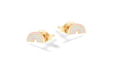 NANAN | Orecchini Arcobaleno Argento | NAN0486