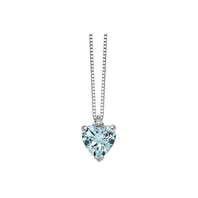 DONNAORO | Girocollo Acquamarina e Diamanti | DHPA7183.002