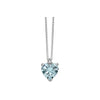 DONNAORO | Girocollo Acquamarina e Diamanti | DHPA7183.002