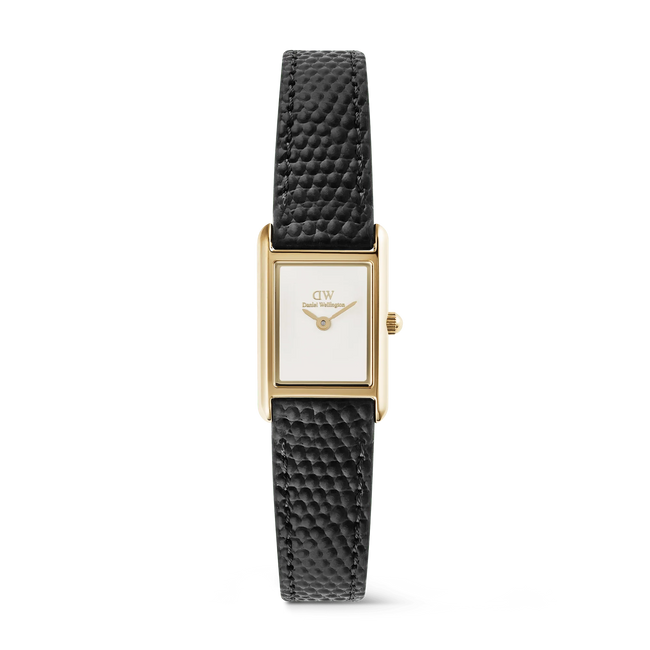 DANIEL WELLINGTON | Bound Mini Black Lizard Gold 17x25,9mm | DW00100903