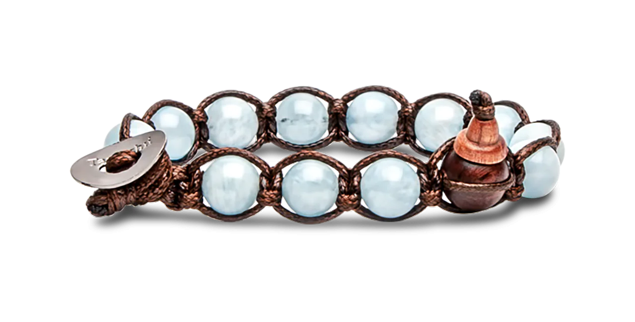Tamashii® | Bracciale Classico (8mm) Acquamarina | BHS900-255