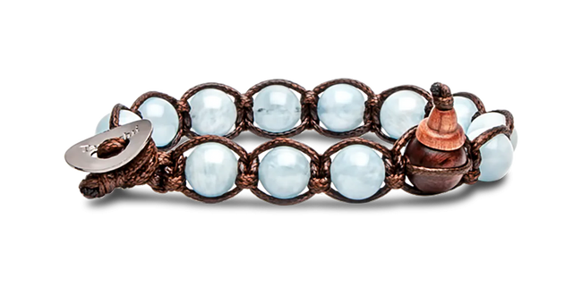 Tamashii® | Bracciale Classico (8mm) Acquamarina | BHS900-255