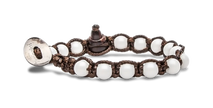 Tamashii® | Bracciale Classico (6mm) Agata Bianca | BHS601-14