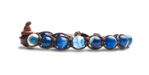 Tamashii® | Bracciale Classico (8mm) Agata Blu Striata | BHS900-141