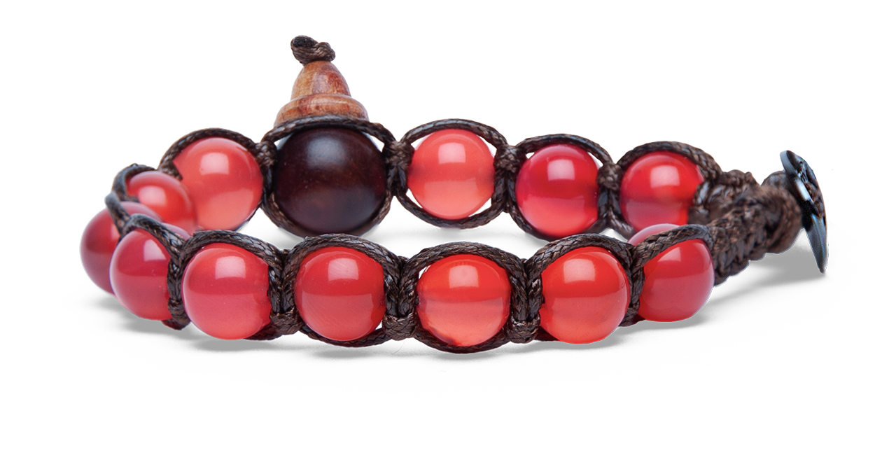 Tamashii® | Bracciale Classico (8mm) Agata Lampone | BHS900-327