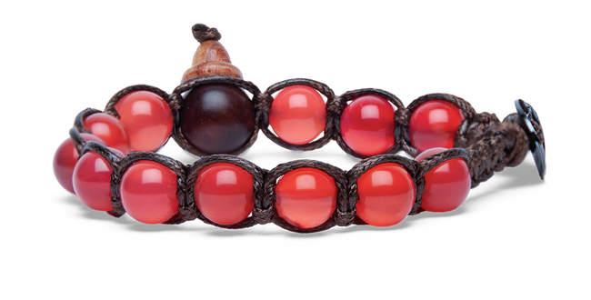 Tamashii® | Bracciale Classico (8mm) Agata Lampone | BHS900-327