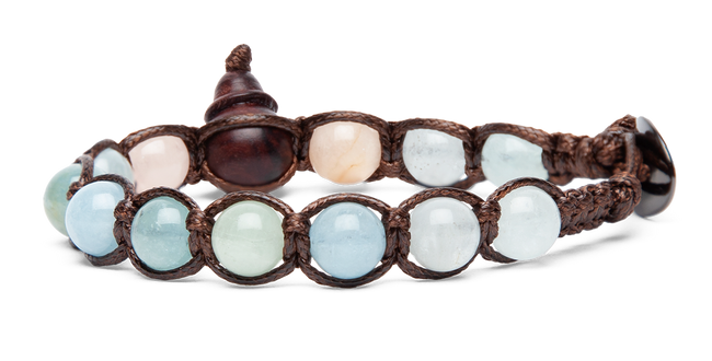 Tamashii® | Bracciale Classico (8mm) Morganite Mix | BHS900-142