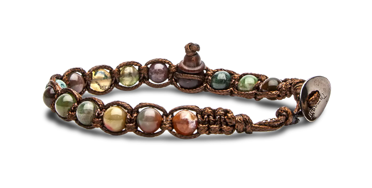 Tamashii® | Bracciali Classici (6 mm) Agata Muschiata | BHS601-17