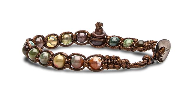 Tamashii® | Bracciali Classici (6 mm) Agata Muschiata | BHS601-17