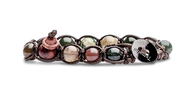 Tamashii® | Bracciale Classico (8mm) Agata Muschiata | BHS900-17