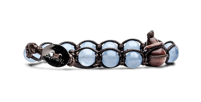 Tamashii® | Bracciale Classico (8mm) Agata Oceano | BHS900-31