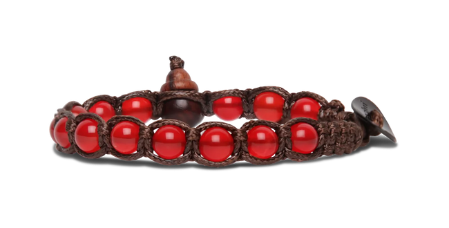 Tamashii® | Bracciali Classici (6 mm) Agata Rosso Passione | BHS601-124