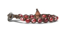 Tamashii® | Bracciale Classico (6mm) Agata Rosso Scuro | BHS601-213