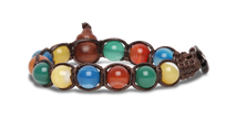 Tamashii® | Bracciale Classico (8mm) Agata Striata Mix Colori | BHS900-229