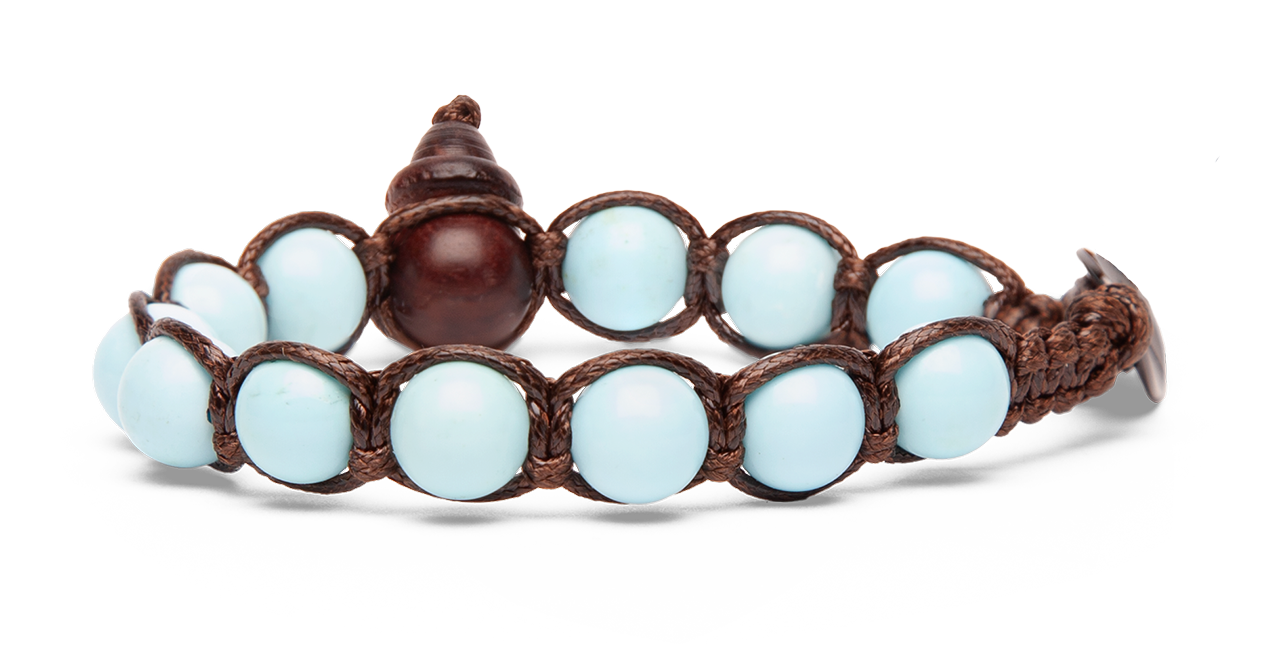Tamashii® | Bracciale Classico (8mm) Turchese Chiaro | BHS900-326