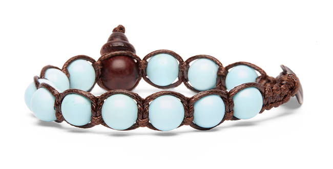 Tamashii® | Bracciale Classico (8mm) Turchese Chiaro | BHS900-326