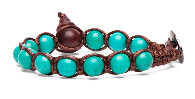 Tamashii® | Bracciale Classico (8mm) Turchese Verde | BHS900-328
