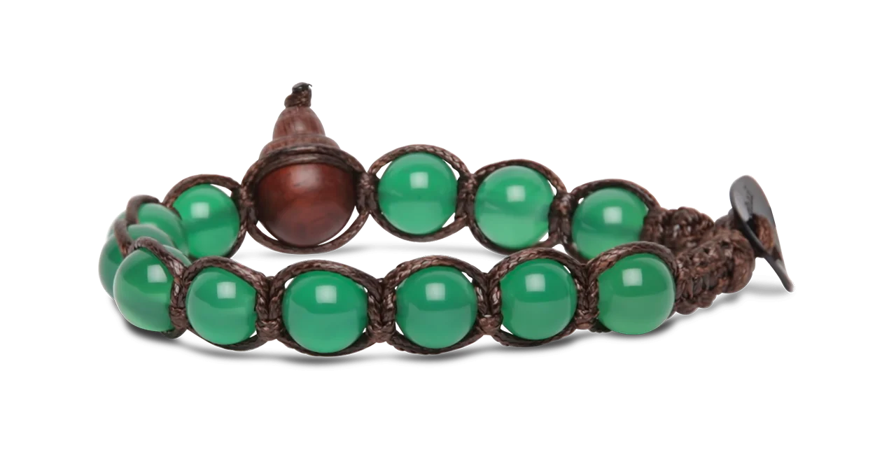 Tamashii® | Bracciale Classico (8mm) Agata Verde | BHS900-12