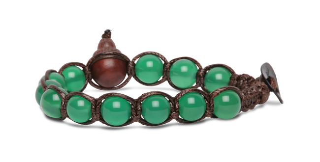 Tamashii® | Bracciale Classico (8mm) Agata Verde | BHS900-12
