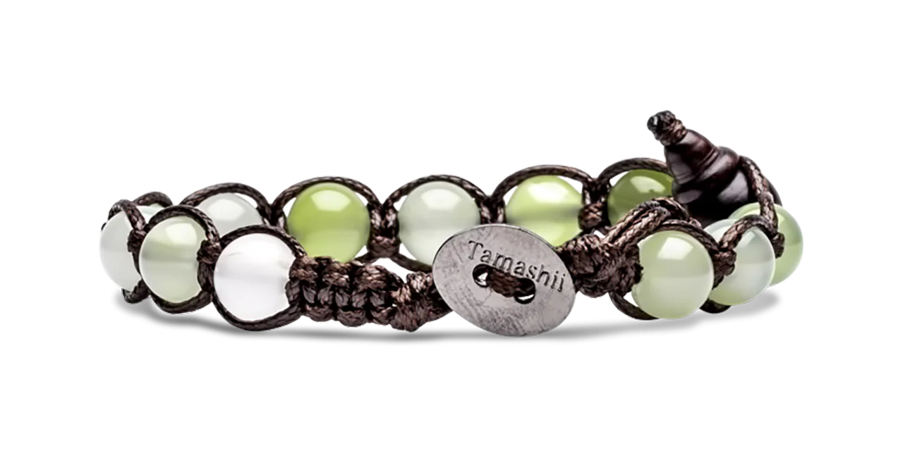 Tamashii® | Bracciale Classico (8mm) Agata Verde Mela | BHS900-63