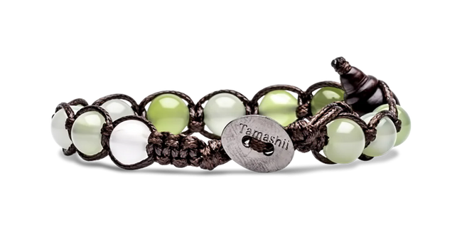 Tamashii® | Bracciale Classico (8mm) Agata Verde Mela | BHS900-63