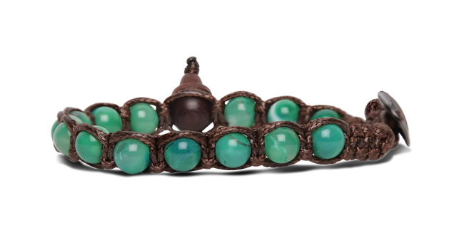 Tamashii® | Bracciale Classico (6mm) Agata Verde Menta | BHS601-209