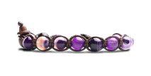 Tamashii® | Bracciale Classico (8mm) Agata Viola Striata | BHS900-85